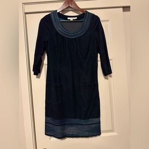 Boden Navy Corduroy with overstitching, size 6